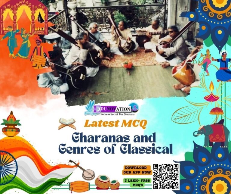 Gharanas And Genres Of Classical Indian Art And Culture Gk Mcq Mcqs