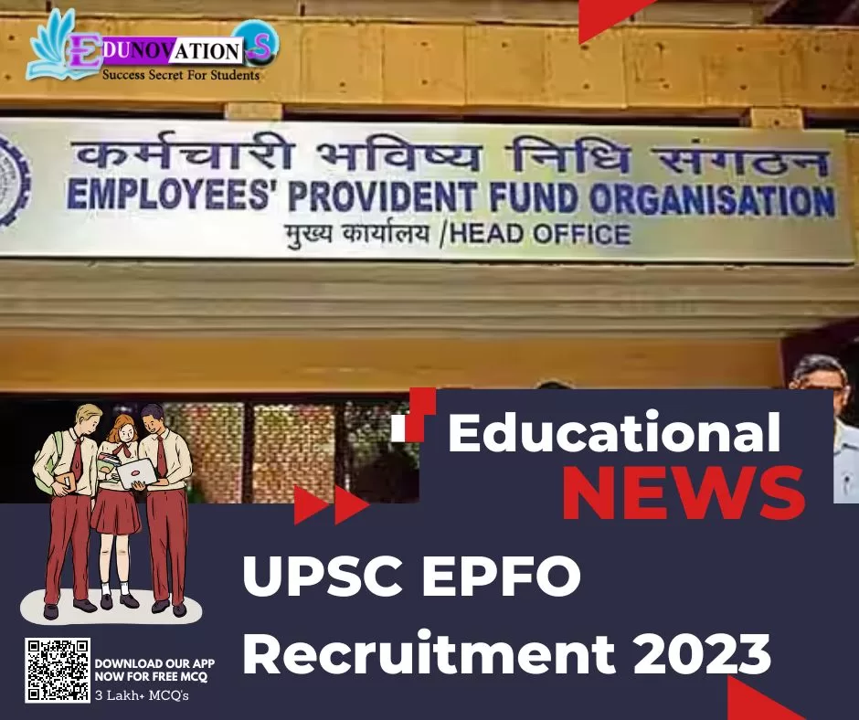 UPSC EPFO Recruitment 2023 Edunovations