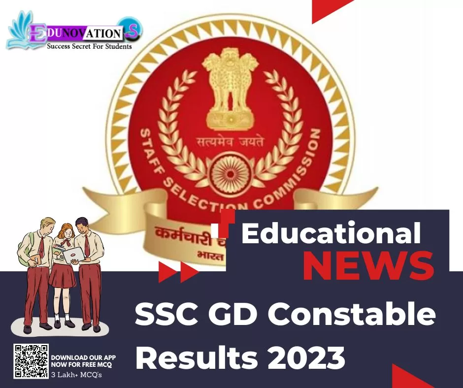 SSC GD Constable Results 2023 Edunovations