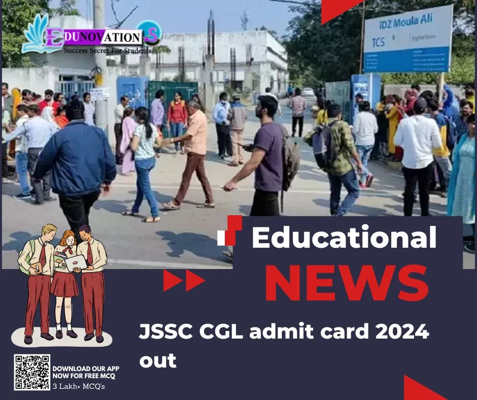 Jssc Cgl Admit Card Out Edunovations