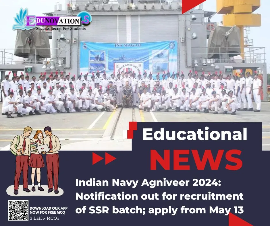 Indian Navy Agniveer Notification Out For Recruitment Of Ssr