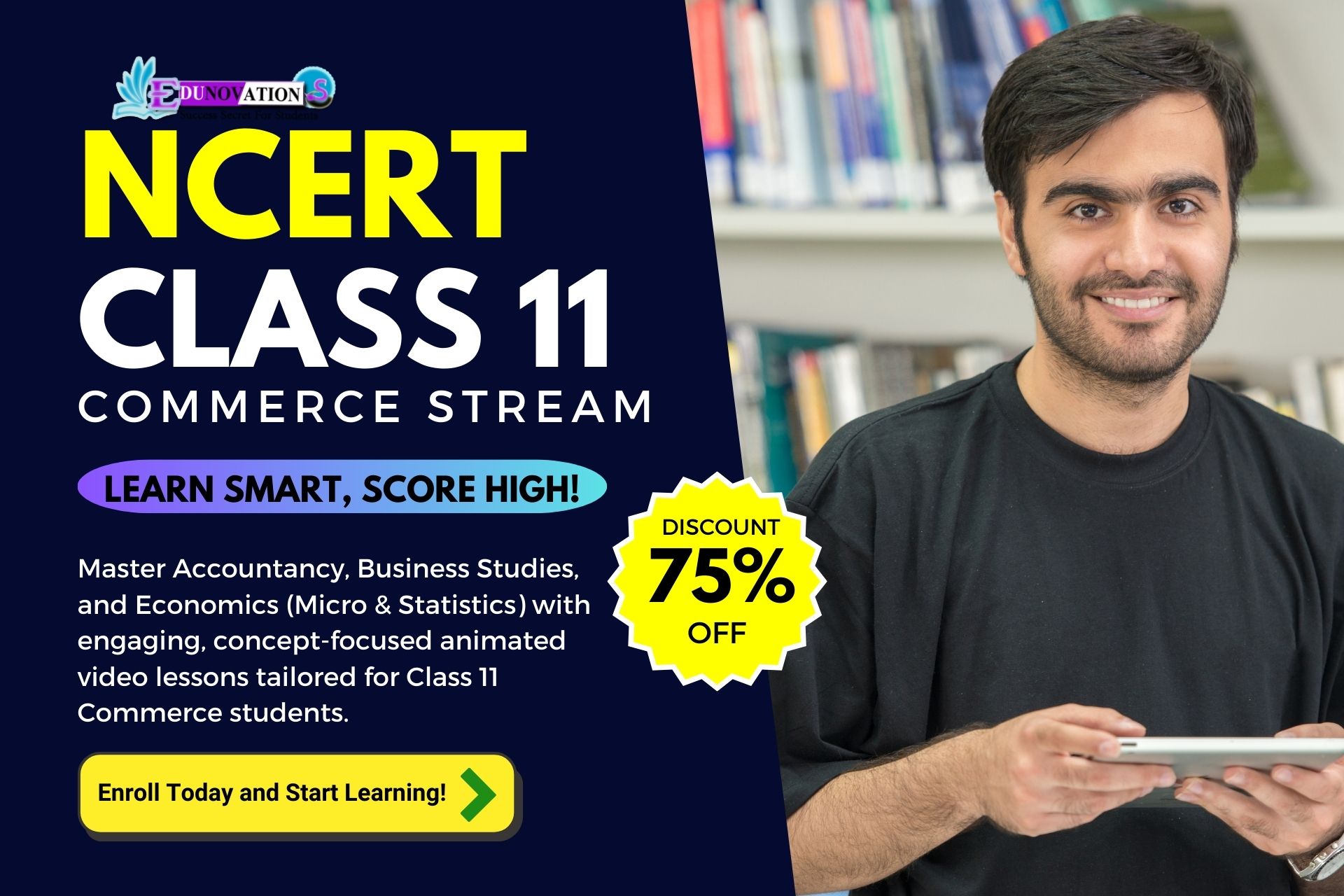 NCERT Class 11 Commerce Stream English Medium - courses