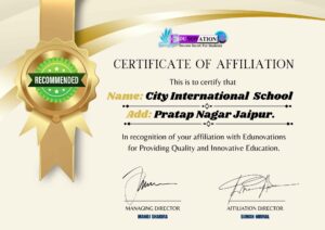 Edunovations Affiliation Certificate