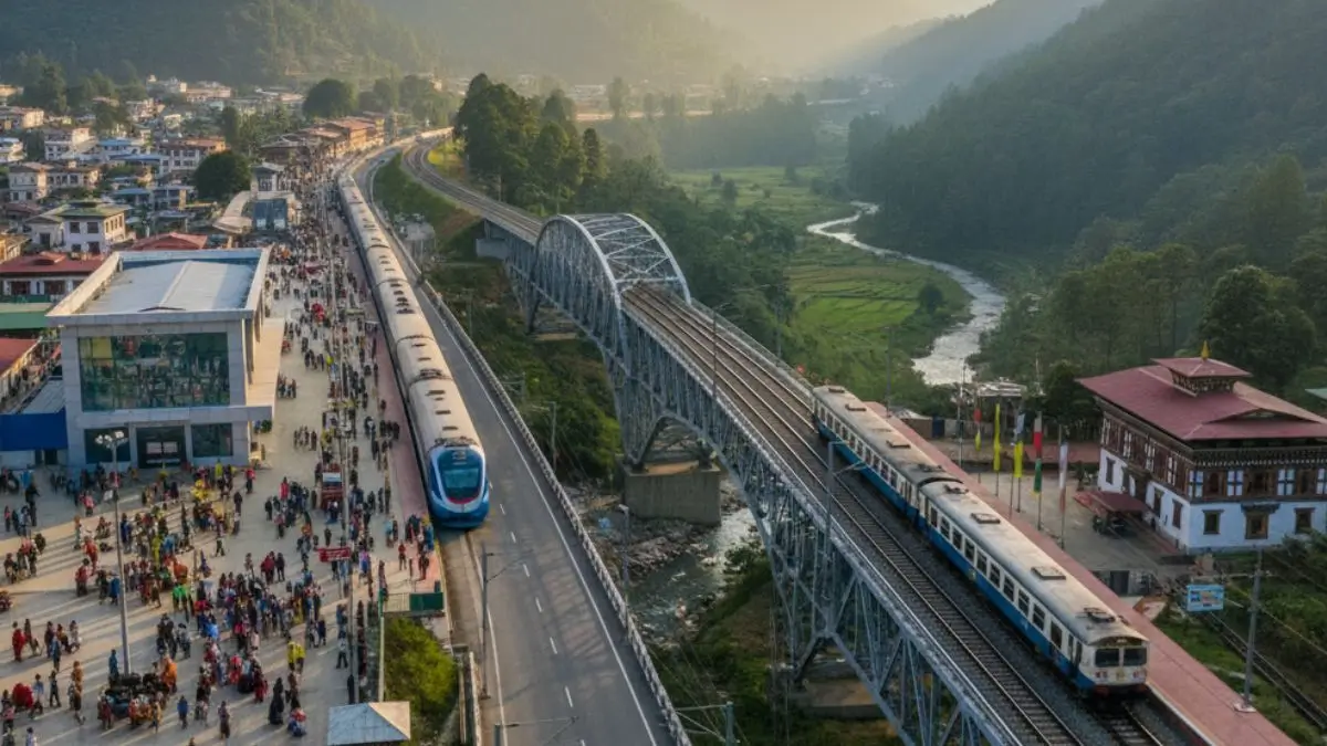 India-Bhutan Rail Link Projects 2025: Kokrajhar-Gelephu and Banarhat ...