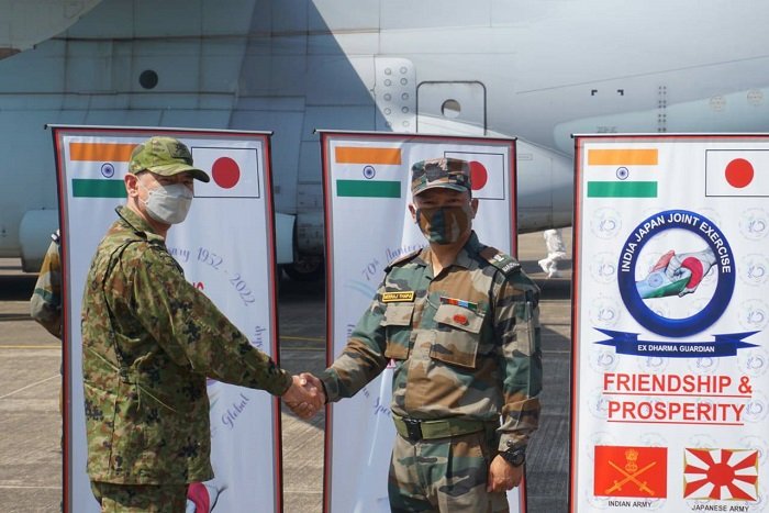 India and Japan Joint Military Exercise