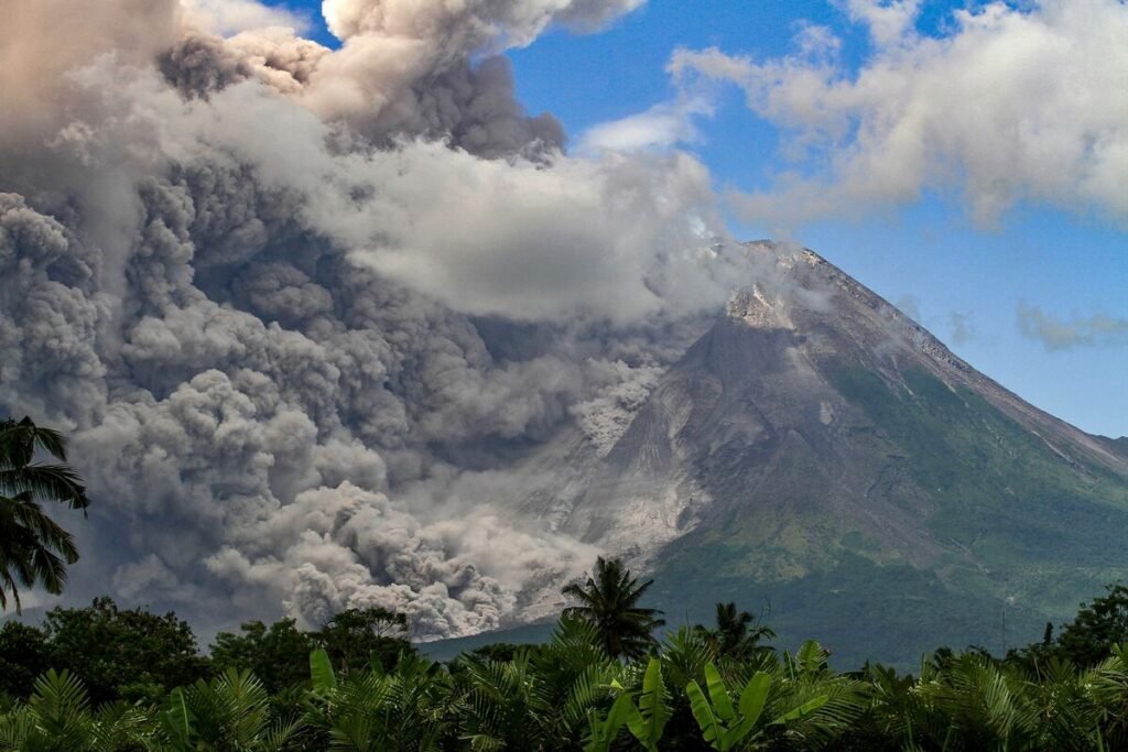 Mount Merapi eruption