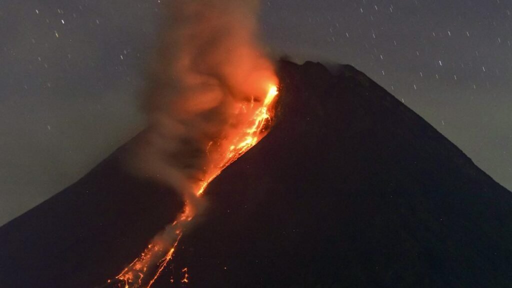 Mount Merapi eruption