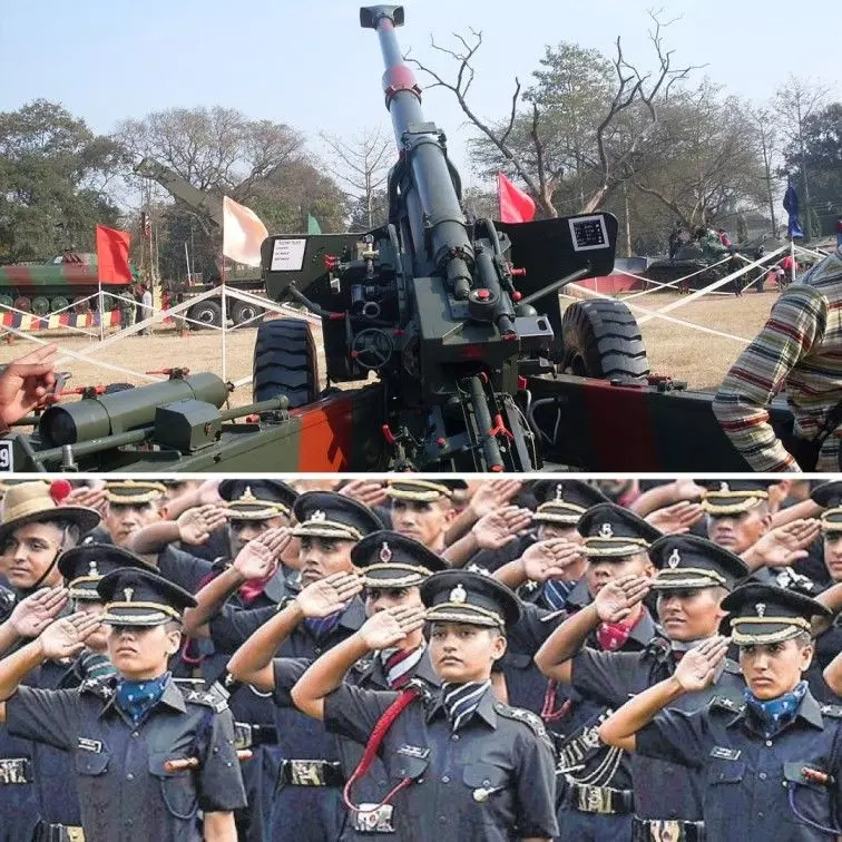 Women officers in artillery