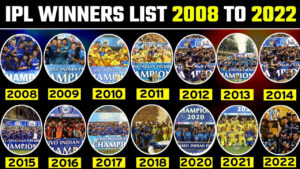 IPL Winners List from 2008 to 2023