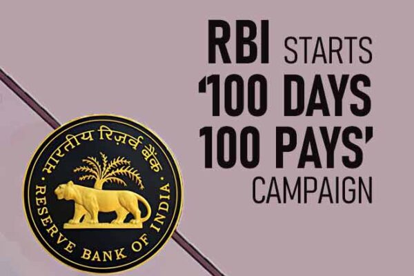 RBI 100 Days 100 Pays Campaign