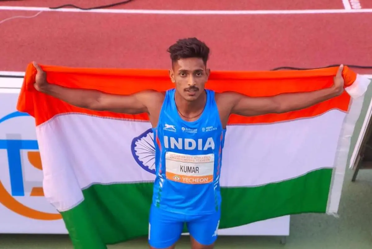 Sunil Kumar Wins Decathlon Gold