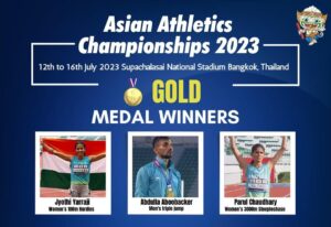 Asian Athletics Championship 2023 medals