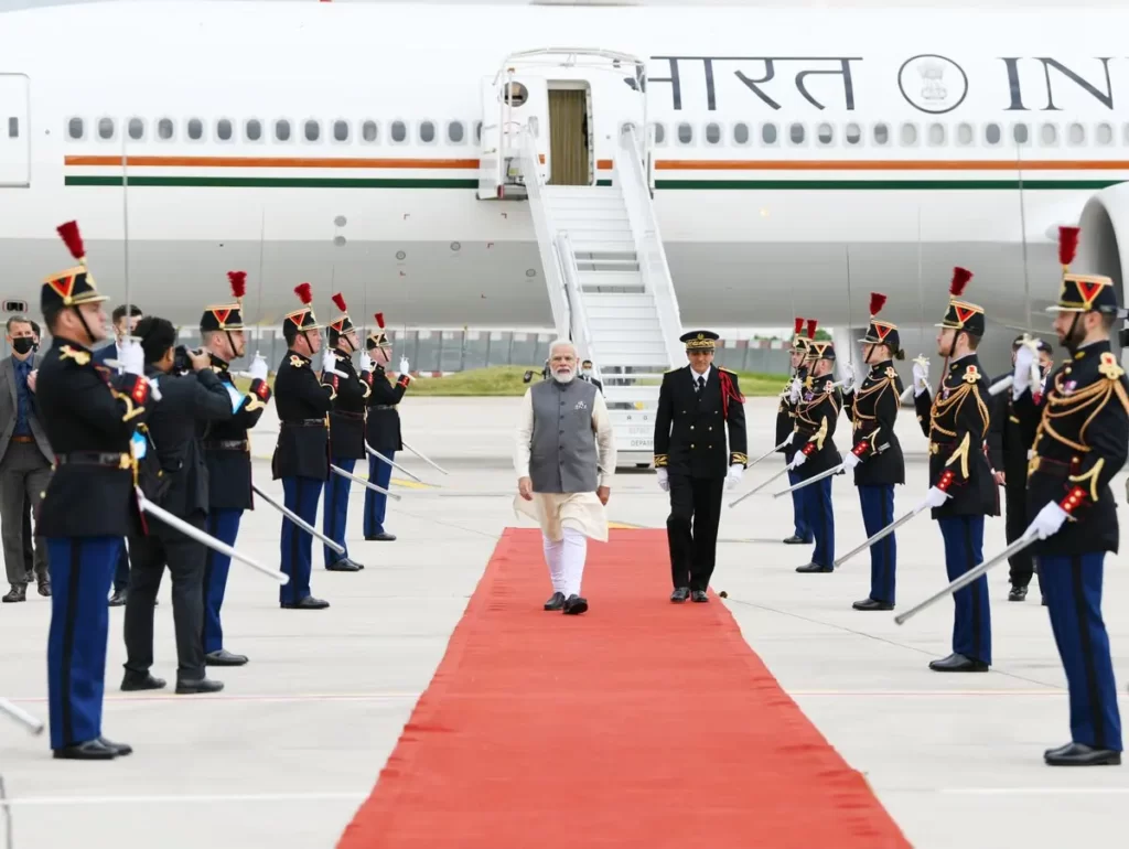 PM Modi's visit to France and UAE PM Modi's visit to France and UAE