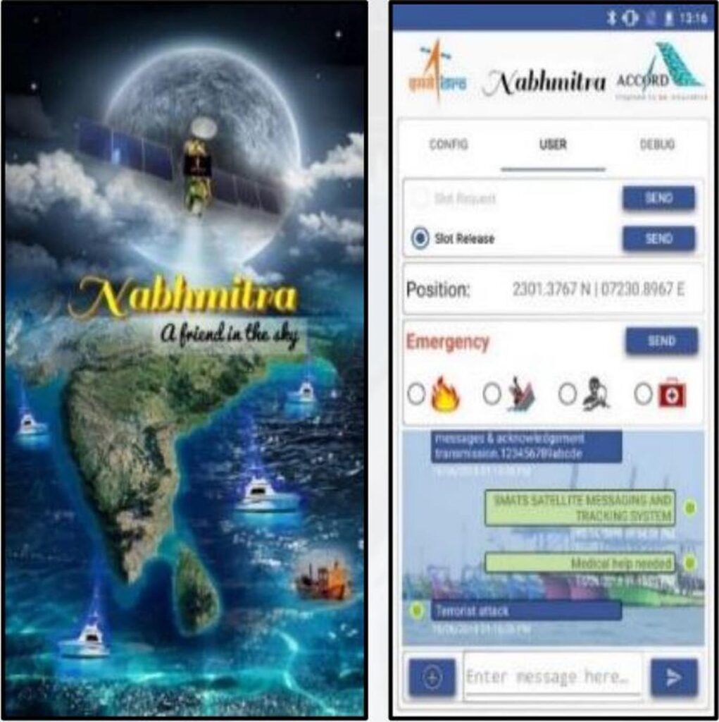 ISRO fisherman safety device