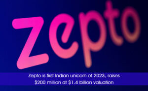 "Zepto Indian unicorn 2023"