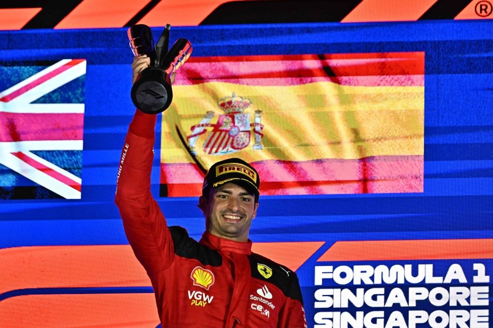 "Carlos Sainz Singapore Grand Prix"

