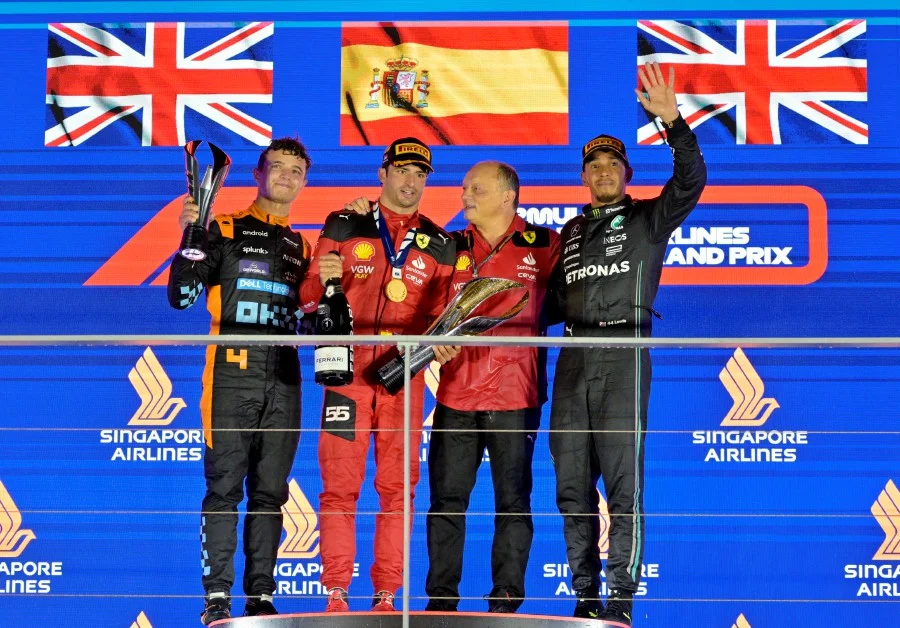 "Carlos Sainz Singapore Grand Prix"
