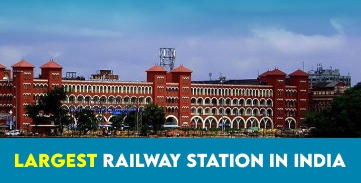 "Largest railway station in India"