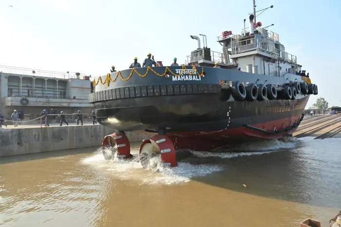 "Indian Navy Mahabali tugboat"

