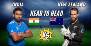 "India vs. New Zealand head-to-head"