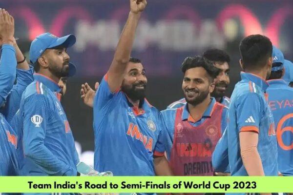 "India's 2023 World Cup Journey"