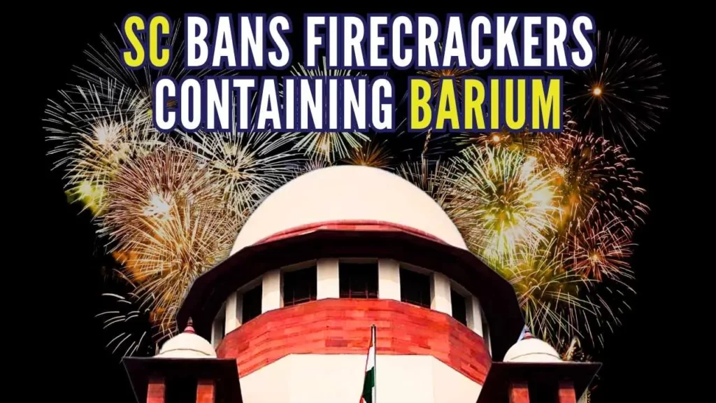 "Supreme Court firecracker ban"