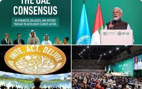 "COP28 historic agreement"