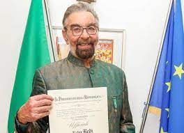 "Kabir Bedi Italy Order of Merit"
