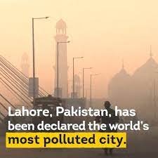 Lahore pollution ranking