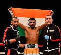 Indian Boxer Mandeep Jangra