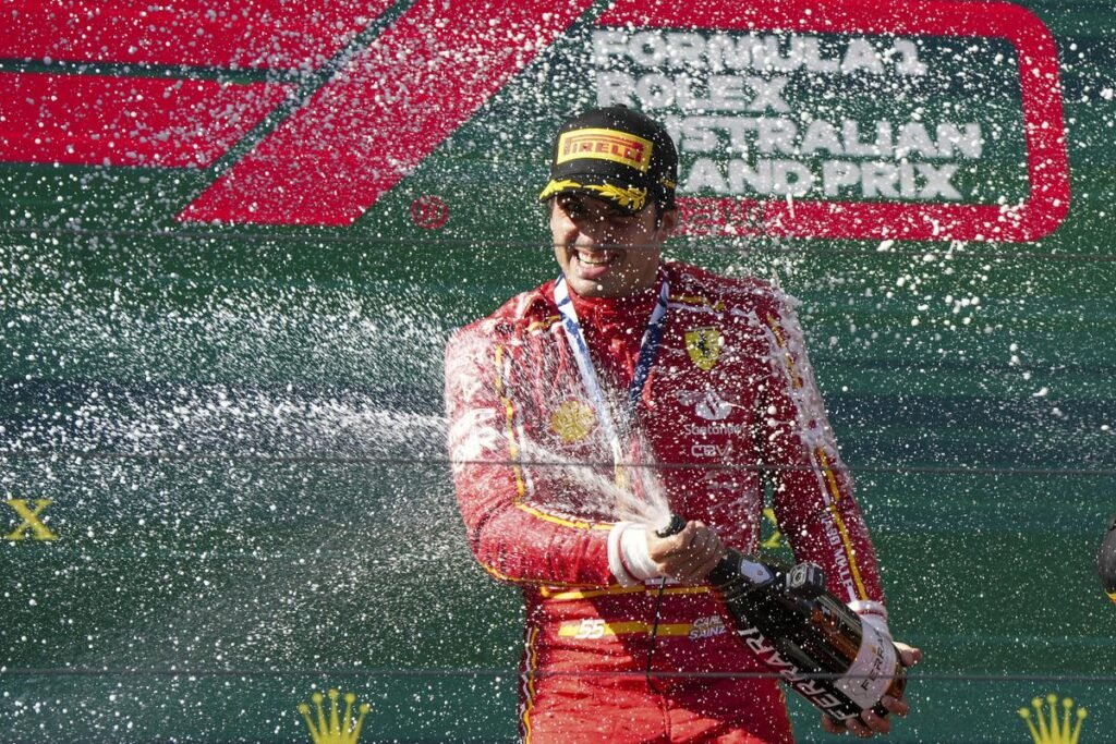 Carlos Sainz Australian Grand Prix victory
