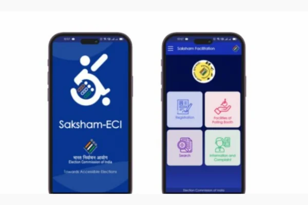 Saksham app voting accessibility