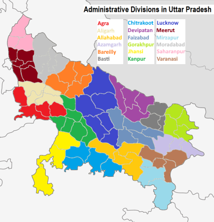 Uttar Pradesh administrative divisions