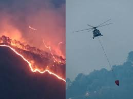 Indian Air Force forest fire operations