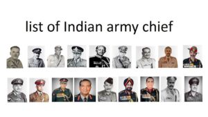 Chief of Army Staff history