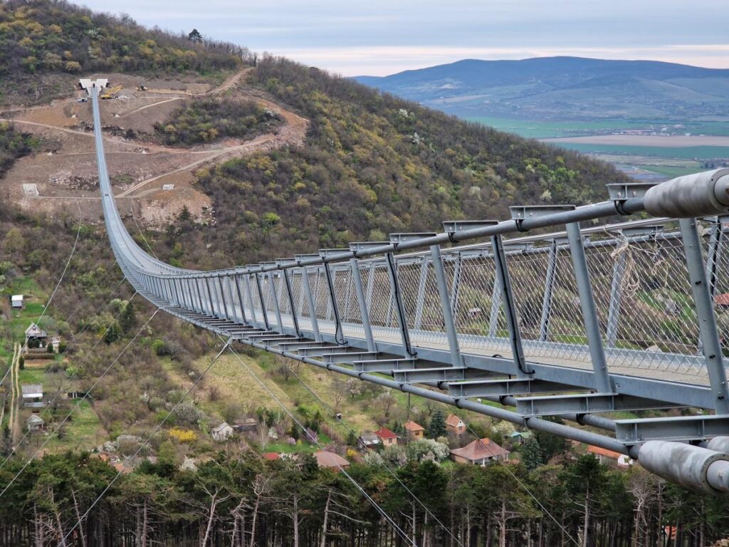 Hungary pedestrian bridge