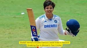 Shafali Verma double century