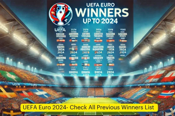 UEFA Euro 2024 winners list