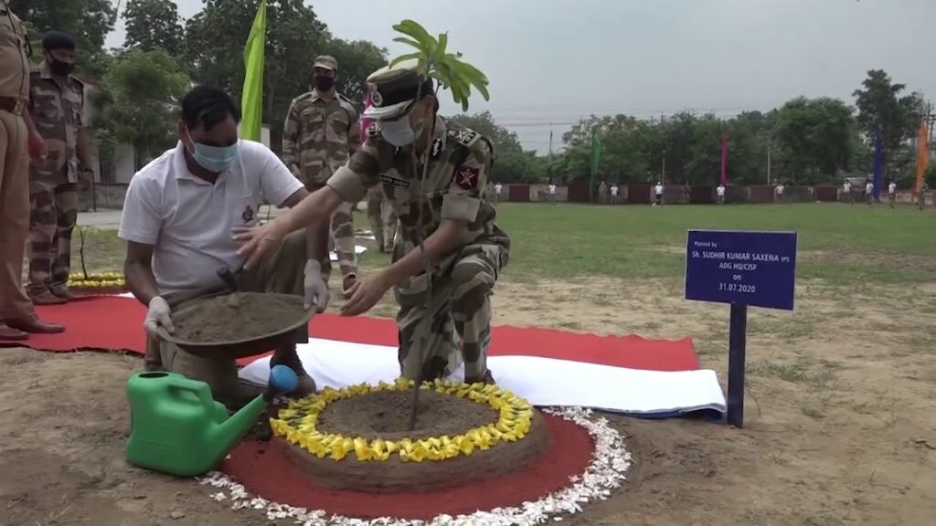 BSF plantation drive Srinagar