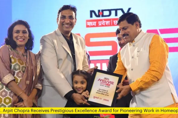 Excellence Award in Homeopathy