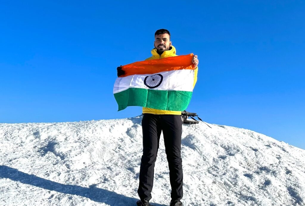 Nitish Singh Mount Kinabalu achievement
