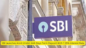 SBI Amrit Vrishti term deposit 7.25%