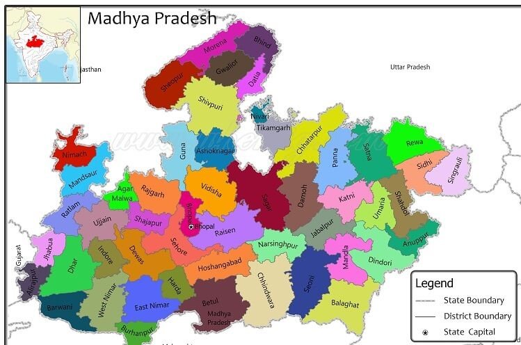 Southernmost district of Madhya Pradesh