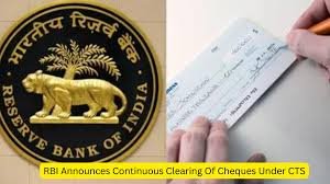 Continuous cheque clearing RBI