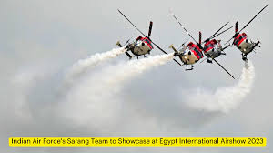 Indian Air Force Sarang Team Egypt Airshow