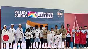 Indian surfers Asian Surfing Championships 2024