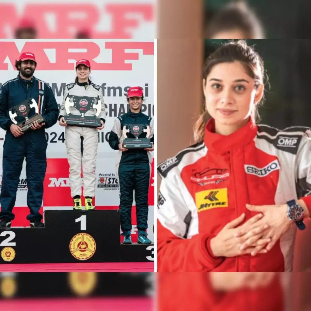 Indian woman racer wins