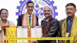 Sundar Pichai honorary doctorate IIT Kharagpur