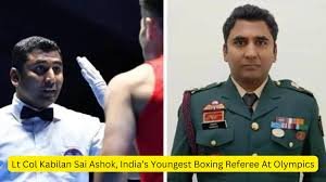 Youngest Olympic boxing referee India