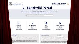 e-Sankhyiki portal features
